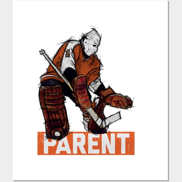 Bernie Parent New York I Sketch Wall Art by stevenmsparks